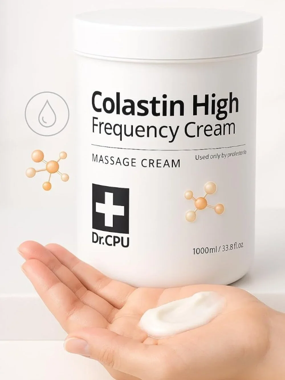 Dr. CPU Collastin High Frequency Cream 1000ml – Professional RF Massage Cream